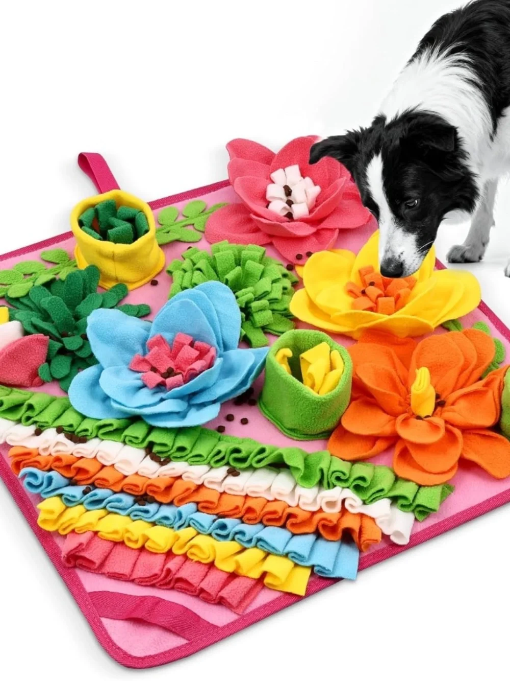 NWOT Ankilo Dog Snuffle Mat Slow Feeder Foraging Mat 20x20 Pink